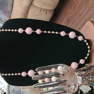 Vintage lightweight set of earrings and necklace